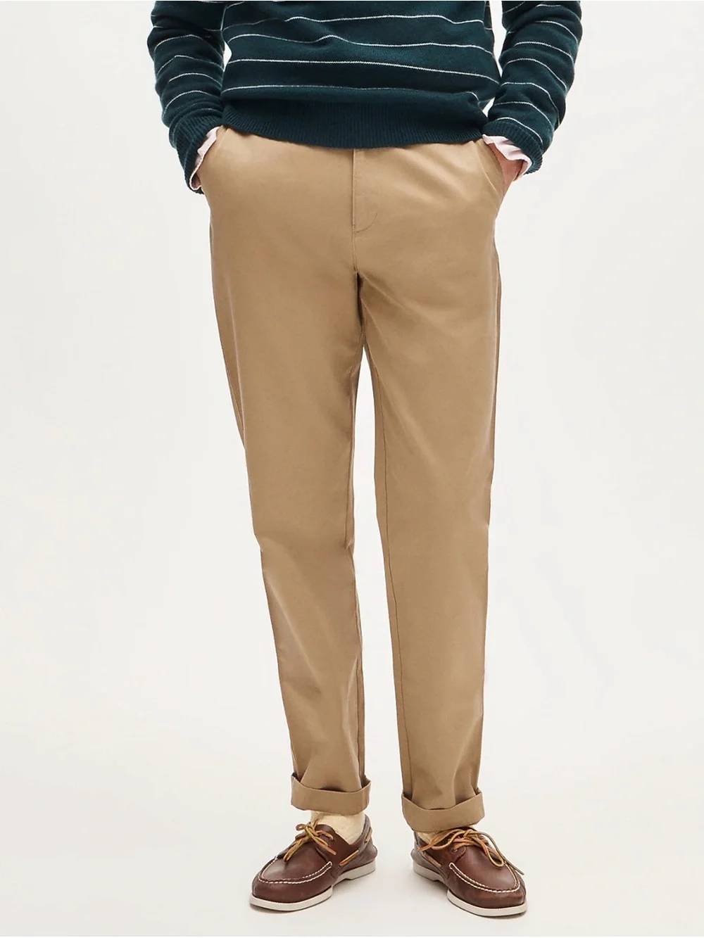 J. Crew Broken-In Straight Chino Pants Slacks Men’s 34x30 Khaki CD466 NWT #2618